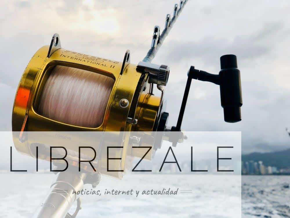 carrete de pesca grande