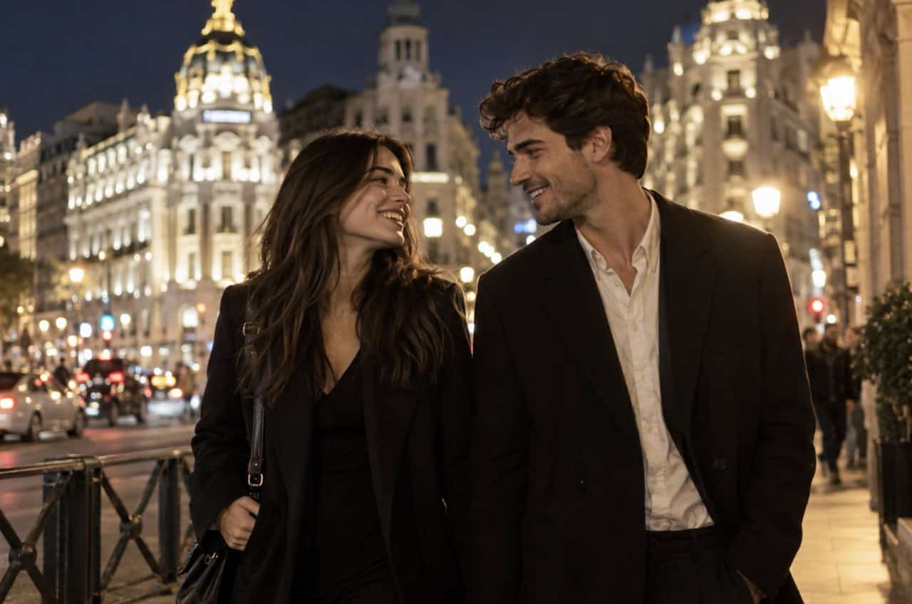 Planes nocturnos en Madrid para una primera cita